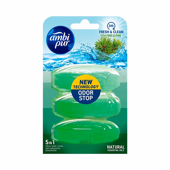 Toalett illatosító utántöltő AMBI PUR 3x55 ml bamboo&lotus