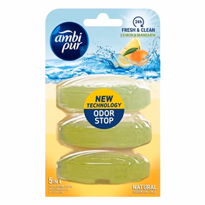 Toalett illatosító utántöltő AMBI PUR 3x55 ml lemon&mandarin