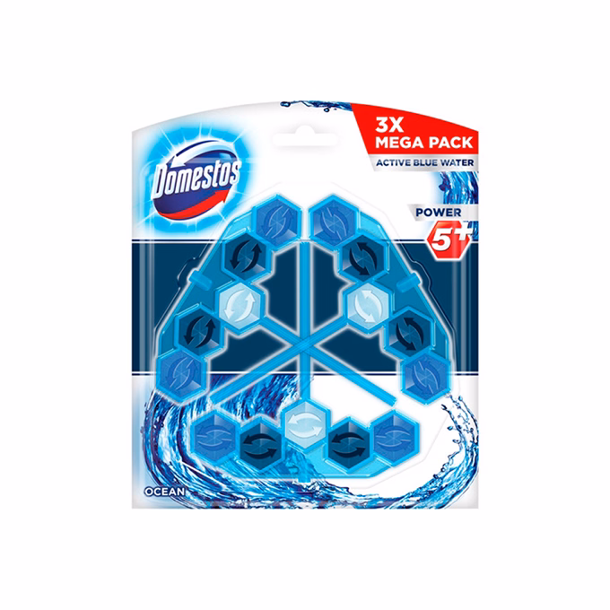 Toalett öblítő DOMESTOS Power5 Ocean 3x50 g