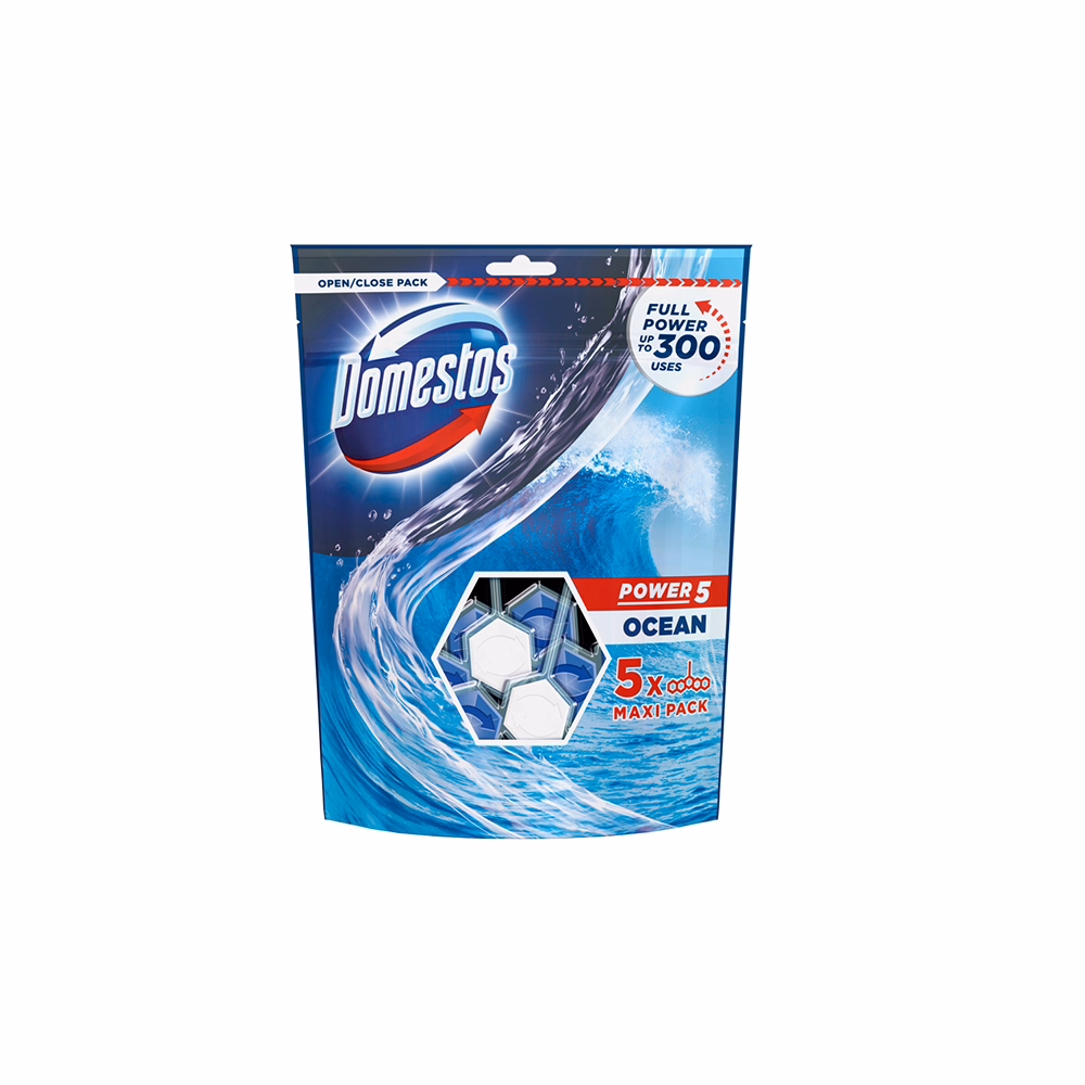 Toalett öblítő DOMESTOS Power5 Ocean 6x50 g