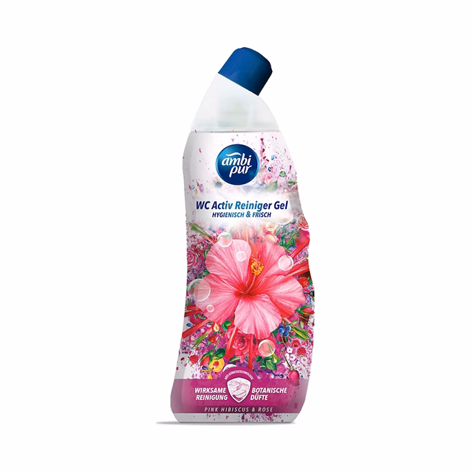 Toalett tisztító gél AMBI PUR Pink 750 ml