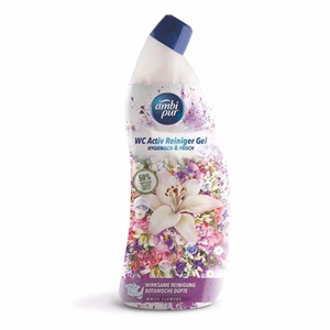 Toalett tisztító gél AMBI PUR White flowers 750 ml