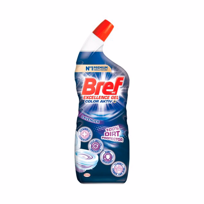 Toalett tisztító gél BREF Excellence levendula 700 ml