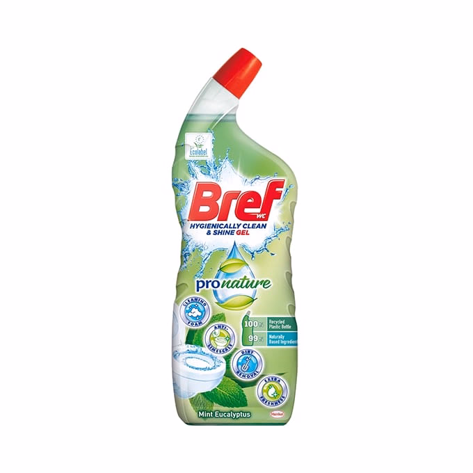 Toalett tisztító gél BREF ProNature Mint 700ml