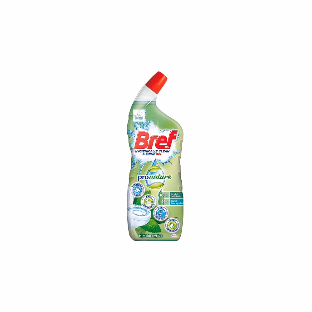 Toalett tisztító gél BREF ProNature Mint 700ml