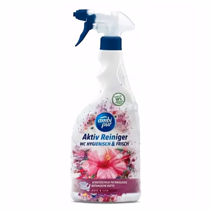 Toalett tisztító szórófejes AMBI PUR Pink 750 ml