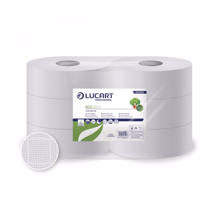 Toalettpapír LUCART ECO 23J 2 rétegű 6 tekercses 165lap 812206