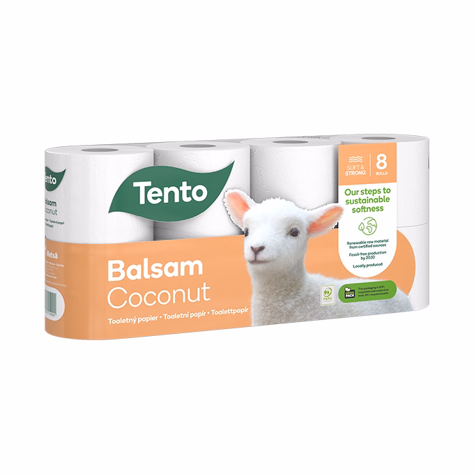 Toalettpapír TENTO Balsam vanilia 8 tekercses 3 rétegű