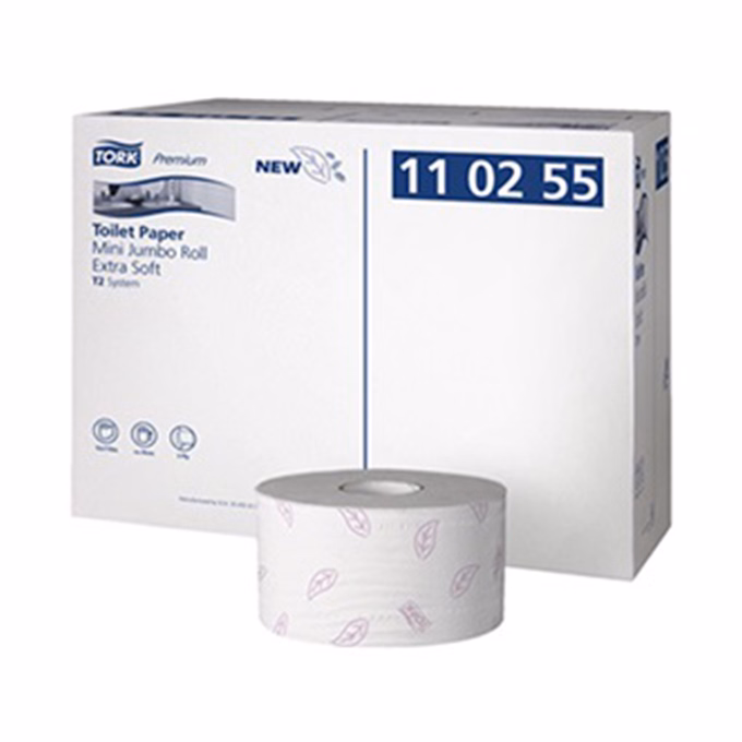 Toalettpapír TORK Extra Soft Mini Jumbo Premium T2 19 cm 3 rétegű