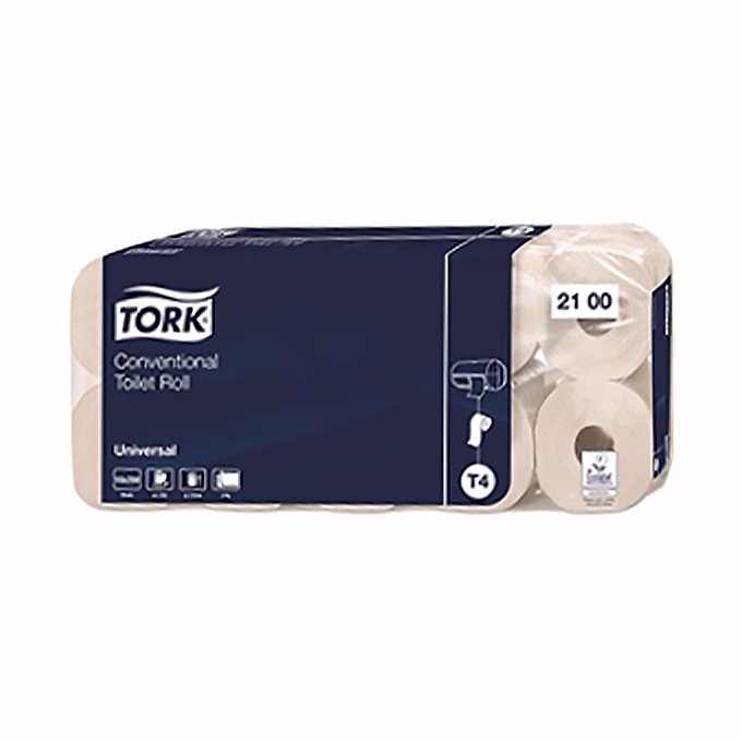 Toalettpapír TORK Universal T4 10 tekercses 2 rétegű fehér