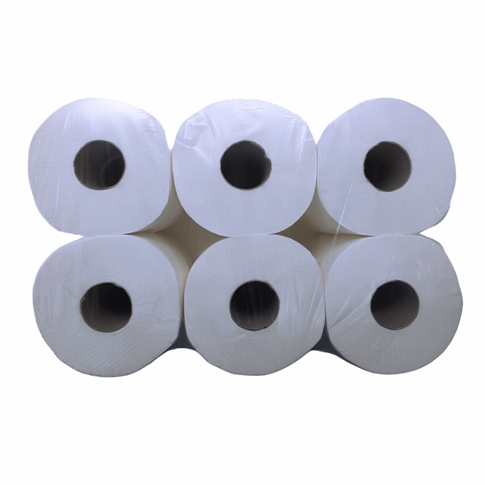 Toalettpapír VECTRALINE Standard Jumbo mini 19 cm 2 rétegű 100 m 100% cellulóz hófehér 12 tekercs/csomag