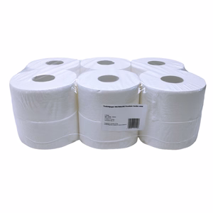 Toalettpapír VECTRALINE Standard Jumbo mini 19 cm 2 rétegű 100 m 100% cellulóz hófehér 12 tekercs/csomag
