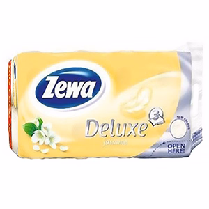 Toalettpapír ZEWA Deluxe 3 rétegű 16 tekercses Jasmine Toalettpapír ZEWA Deluxe 3 rétegű 16 tekercses Jasmine