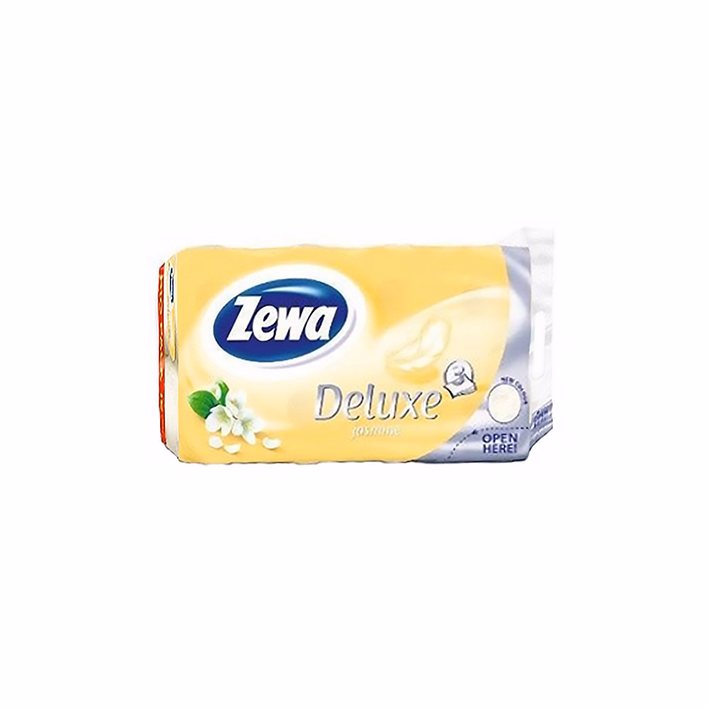 Toalettpapír ZEWA Deluxe 3 rétegű 16 tekercses Jasmine Toalettpapír ZEWA Deluxe 3 rétegű 16 tekercses Jasmine