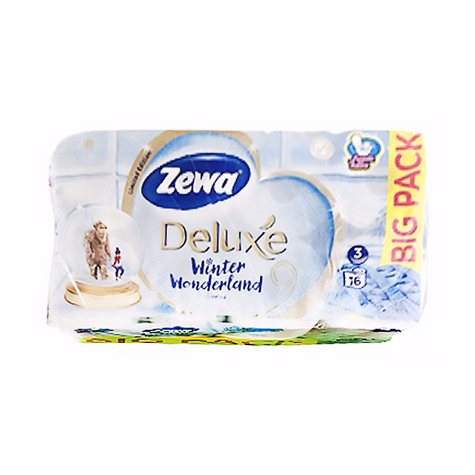 Toalettpapír ZEWA Deluxe 3 rétegű 16 tekercses LE. Spring/Winter