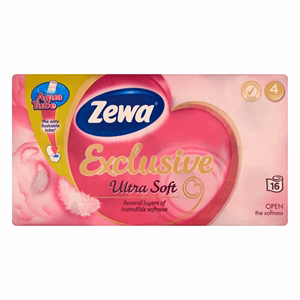 Toalettpapír ZEWA Ultra Soft 4 rétegű 16 tekercses