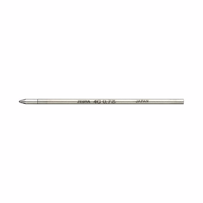 Tollbetét golyós ZEBRA 4C fém 0,7 mm fekete