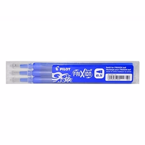 Tollbetét roller PILOT Frixion Clicker/Ball radírozható 0,25 mm kék 3 darabos