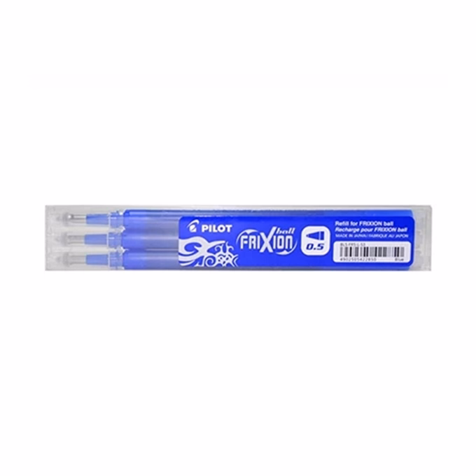 Tollbetét roller PILOT Frixion Clicker/Ball radírozható 0,25 mm kék 3 darabos