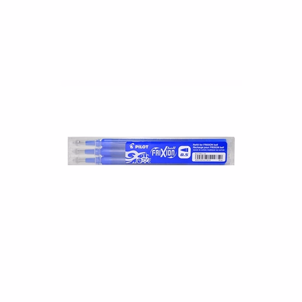 Tollbetét roller PILOT Frixion Clicker/Ball radírozható 0,25 mm kék 3 darabos