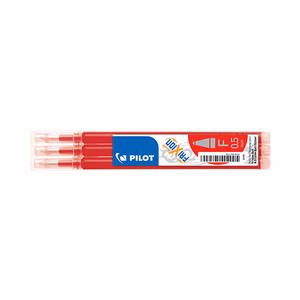 Tollbetét roller PILOT Frixion Clicker/Ball radírozható 0,25 mm piros 3 darabos