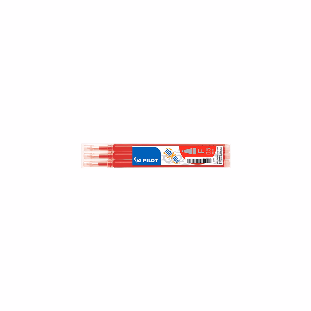 Tollbetét roller PILOT Frixion Clicker/Ball radírozható 0,25 mm piros 3 darabos