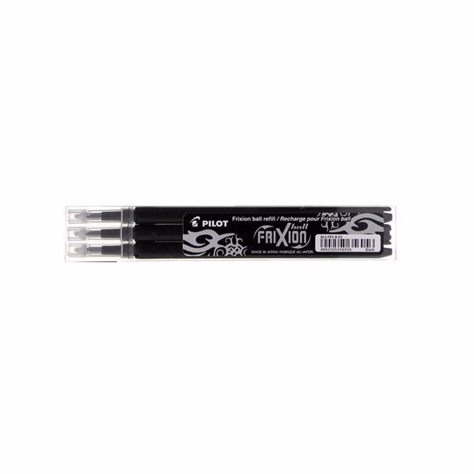 Tollbetét roller PILOT Frixion Clicker/Ball radírozható 0,35 mm fekete 3 darabos