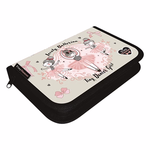 Tolltartó LIZZYSULI 2 klapnis felszerelt varrott Tiny Dancer Lovely Ballerina