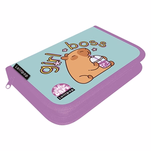 Tolltartó LIZZYSULI 2 klapnis üres varrott Lollipop Capybara