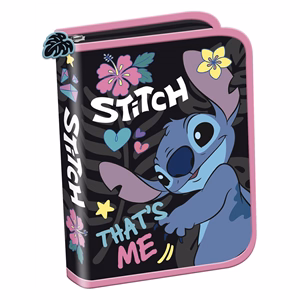 Tolltartó Lilo és Stitch egy részes üres fekete