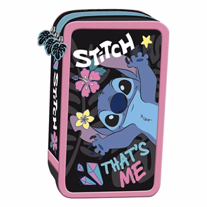 Tolltartó Lilo és Stitch három részes felszerelt fekete