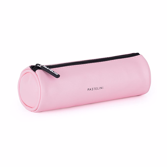 Tolltartó PASTELINI PU hengeres pink