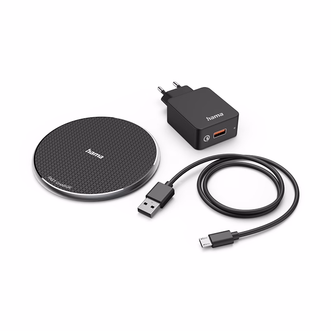 Töltő vezeték nélküli HAMA QI-FC10 10W fekete