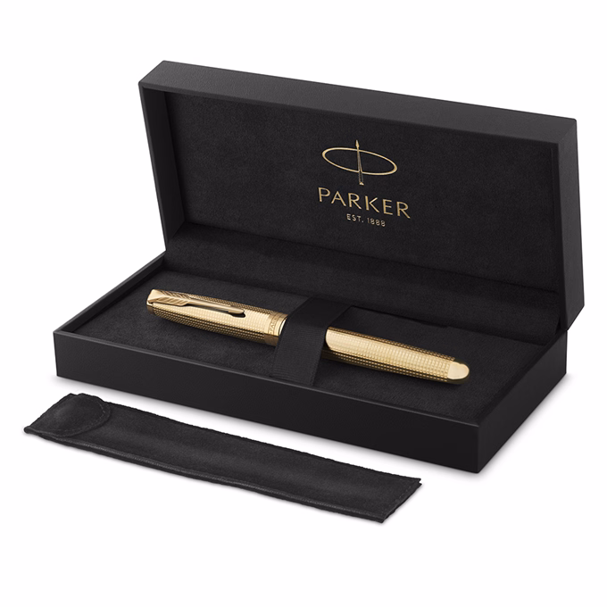 Töltőtoll PARKER Royal Sonnet special cizellált arany arany klipsz