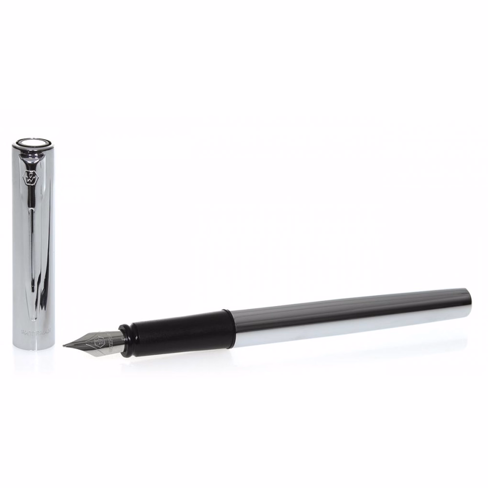 Töltőtoll WATERMAN Graduate fényes króm ezüst klipsz Töltőtoll WATERMAN Graduate fényes króm ezüst klipsz