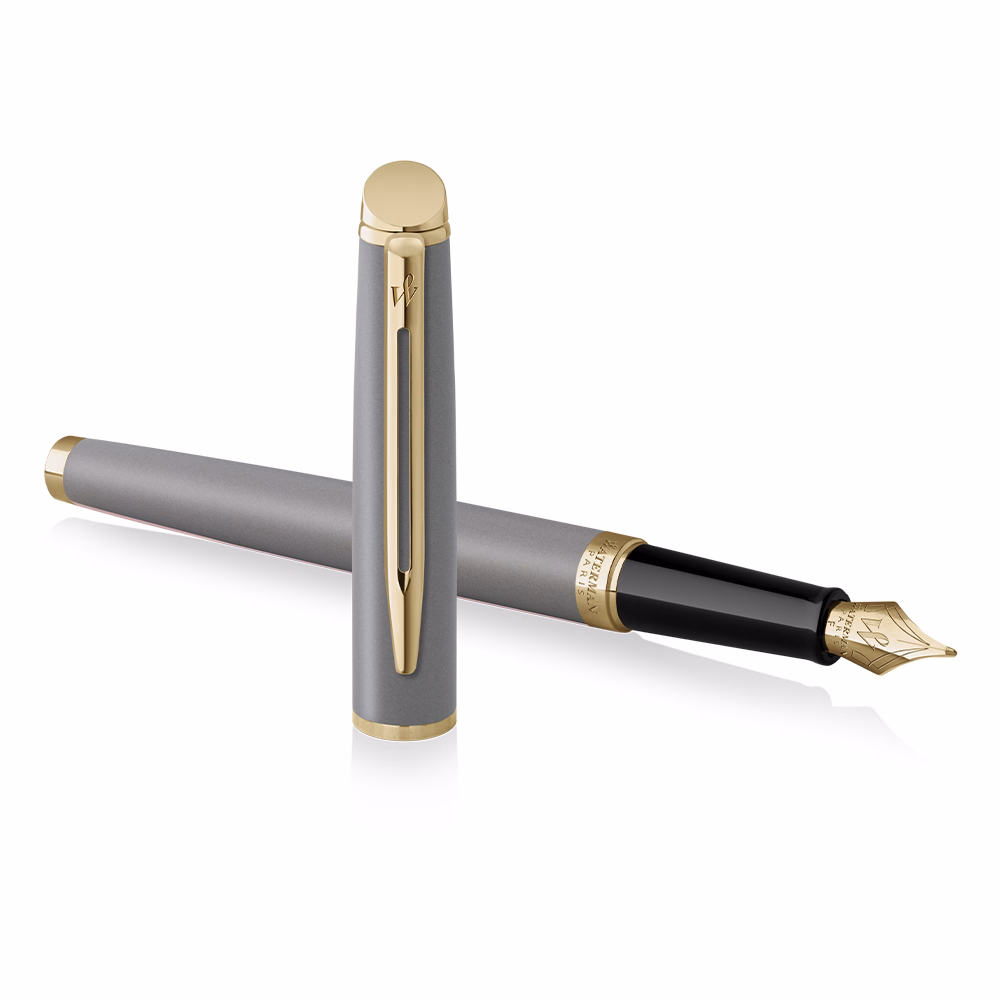 Töltőtoll WATERMAN Hemisphere understated edition kő szürke arany klipsz