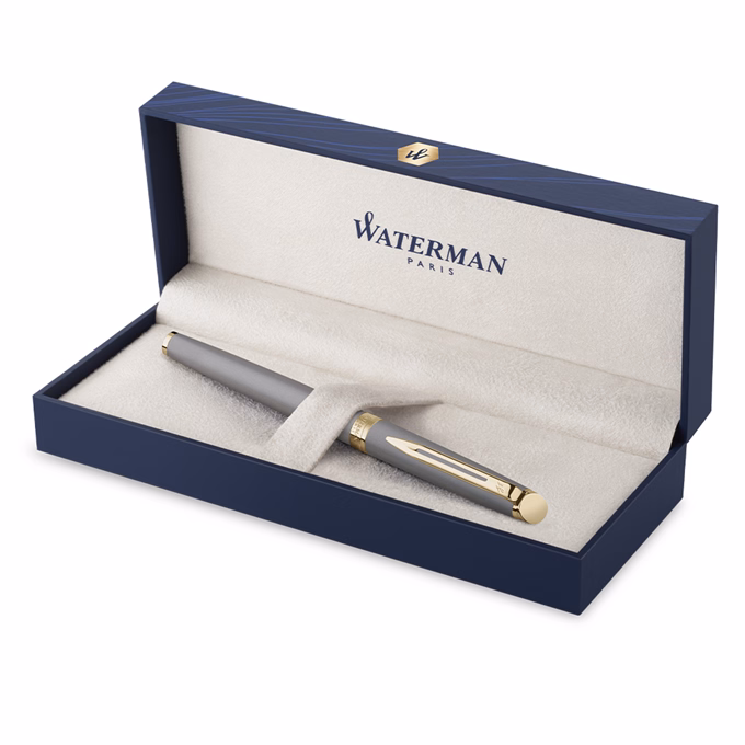 Töltőtoll WATERMAN Hemisphere understated edition kő szürke arany klipsz