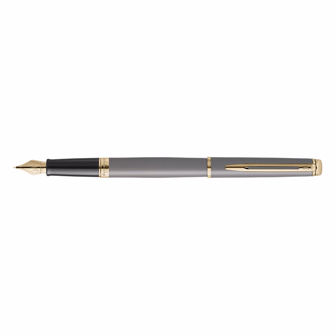 Töltőtoll WATERMAN Hemisphere understated edition kő szürke arany klipsz