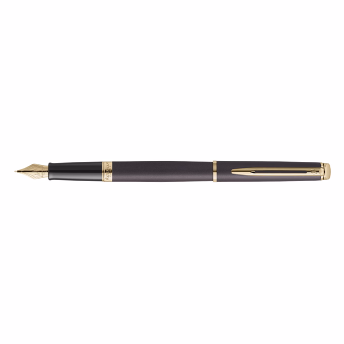 Töltőtoll WATERMAN Hemisphere understated edition láva fekete arany klipsz
