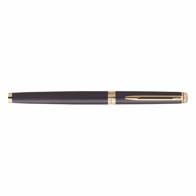 Töltőtoll WATERMAN Hemisphere understated edition láva fekete arany klipsz