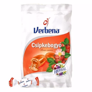 Töltött keménycukorka VERBENA csipkebogyó 60 g