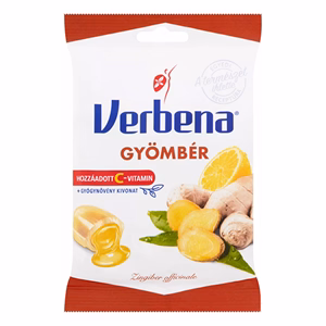 Töltött keménycukorka VERBENA gyömbér 60 g