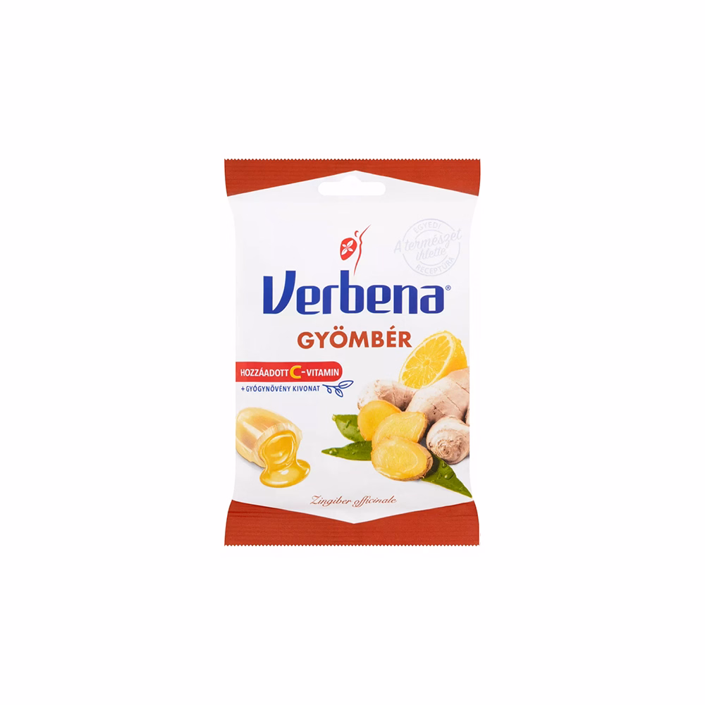 Töltött keménycukorka VERBENA gyömbér 60 g