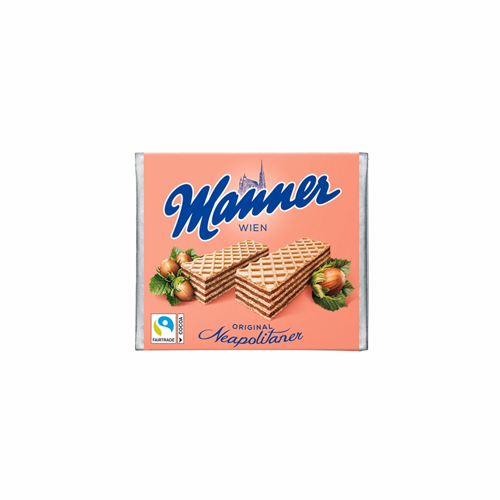 Töltött ostya MANNER mogyorós 75 g Töltött ostya MANNER mogyorós 75 g