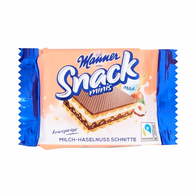 Töltött ostya MANNER mogyorós és tejszínes dobozos 700 g Töltött ostya MANNER mogyorós és tejszínes dobozos 700 g