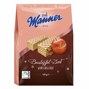 Töltött ostya MANNER sült almás-fahéjas 185 g