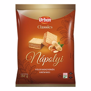 Töltött ostya URBAN Classic földimogyorós 180 g