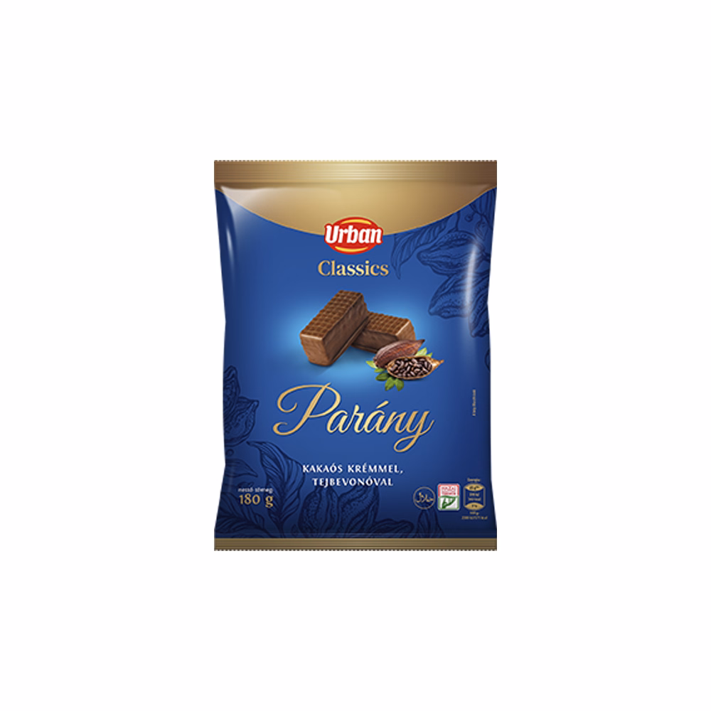 Töltött ostya URBAN Classic tejparány 180 g