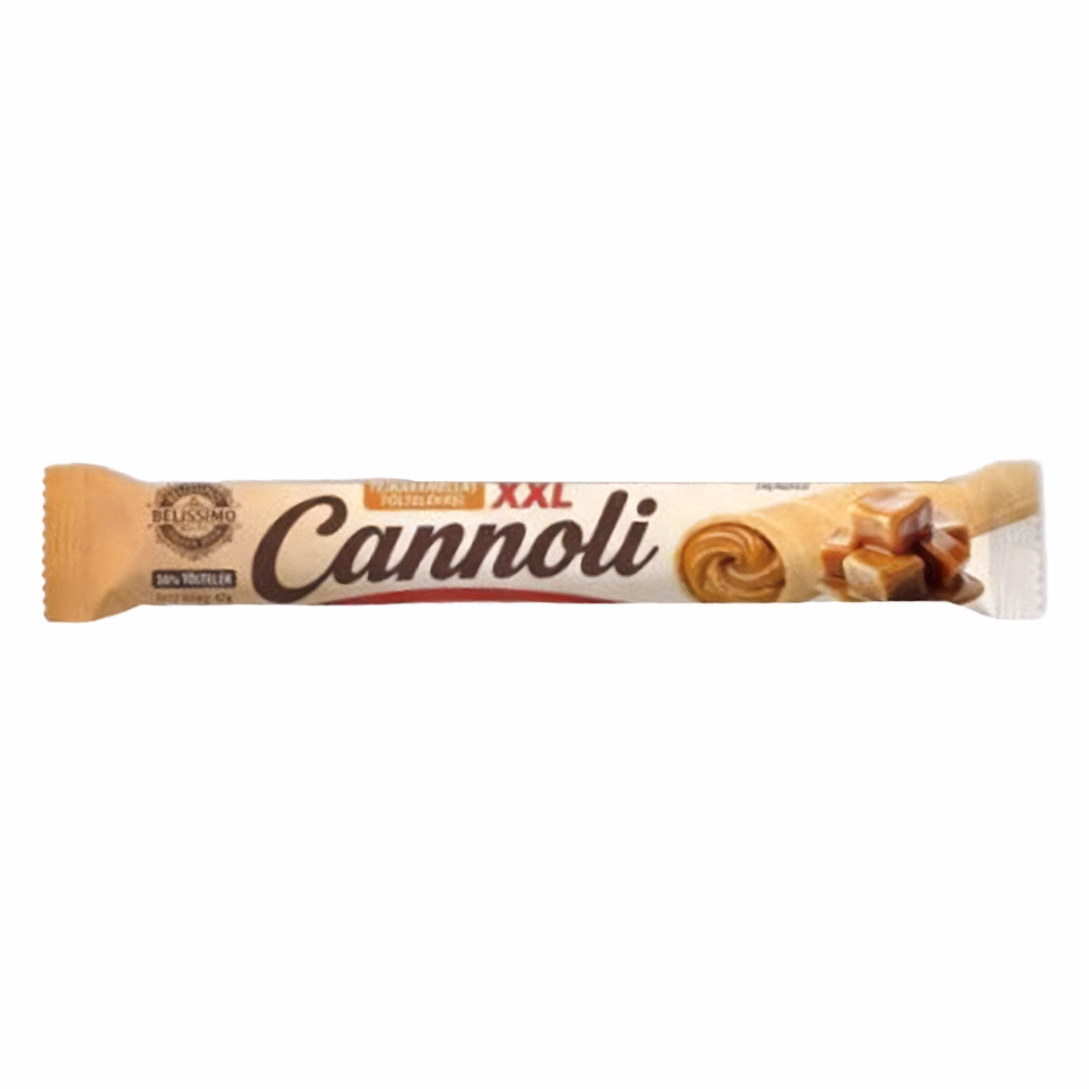 Töltött ostya rúd BELISSIMO Cannoli tejkaramella 42 g