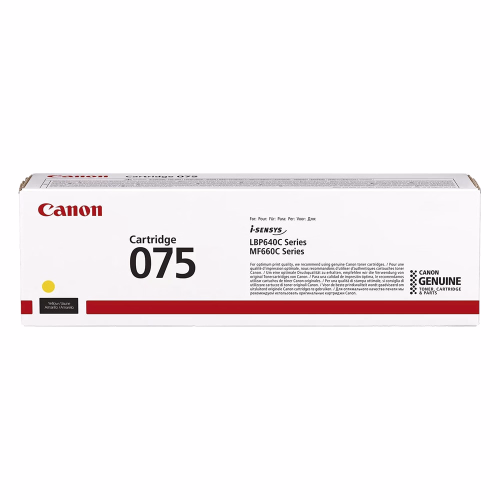 Toner CANON CRG-075 sárga 1,3K